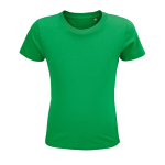 Kinder-T-Shirt aus 100 % Bio-Baumwolle, 150 g/m², SOL'S Crusader farbe grün achte Ansicht