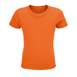 Kinder-T-Shirt aus 100 % Bio-Baumwolle, 150 g/m², SOL'S Crusader farbe orange
