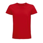 Tailliertes Unisex-T-Shirt aus Bio-Baumwolle, 175 g/m2, SOL'S Pioneer farbe rot fünfte Ansicht