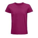 Tailliertes Unisex-T-Shirt aus Bio-Baumwolle, 175 g/m2, SOL'S Pioneer farbe pink