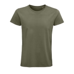 Tailliertes Unisex-T-Shirt aus Bio-Baumwolle, 175 g/m2, SOL'S Pioneer farbe khaki neunte Ansicht