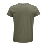 Tailliertes Unisex-T-Shirt aus Bio-Baumwolle, 175 g/m2, SOL'S Pioneer farbe khaki Rückansicht