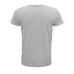 Tailliertes Unisex-T-Shirt aus Bio-Baumwolle, 175 g/m2, SOL'S Pioneer farbe grau mamoriert Rückansicht