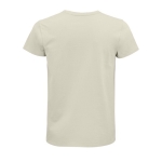 Tailliertes Unisex-T-Shirt aus Bio-Baumwolle, 175 g/m2, SOL'S Pioneer farbe natürliche farbe Rückansicht