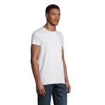 Tailliertes Unisex-T-Shirt aus Bio-Baumwolle, 175 g/m2, SOL'S Pioneer farbe hellgrau Detailbild 2