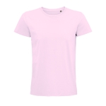 Tailliertes Unisex-T-Shirt aus Bio-Baumwolle, 175 g/m2, SOL'S Pioneer farbe pastellrose