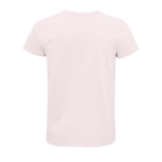 Tailliertes Unisex-T-Shirt aus Bio-Baumwolle, 175 g/m2, SOL'S Pioneer farbe pastellrose Rückansicht