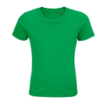 Kinder-T-Shirt aus 100 % Bio-Baumwolle, 175 g/m2, SOL'S Pioneer farbe grün achte Ansicht
