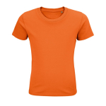 Kinder-T-Shirt aus 100 % Bio-Baumwolle, 175 g/m2, SOL'S Pioneer farbe orange