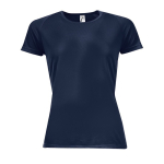 Damen Sport T-Shirt bedrucken aus Polyester, 140 g/m2, SOL'S Sporty farbe marineblau
