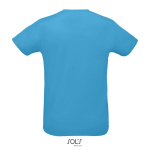 Funktionsshirts aus Polyester für Siebdruck, 130 g/m2, SOL'S Sprint farbe cyan-blau Rückansicht