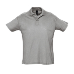 Poloshirts aus 100 % Bio-Baumwolle bedrucken, 170 g/m2, SOL'S Planet Men farbe grau