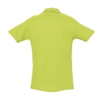 Hochwertige Poloshirts aus 210 g/m2 Baumwolle von SOL'S Spring farbe hellgrün Rückansicht