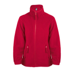 Polarfleecejacke für Kinder aus Polyester, 300 g/m², SOL'S North farbe rot fünfte Ansicht