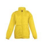 Wasser- und winddichte Kinderjacken mit Logo, 210 g/m2, SOL'S Surf farbe gold Rückansicht
