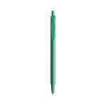 Günstiger langlebiger BIC-Kugelschreiber mit blauer Tinte farbe grün Ansicht von vorne