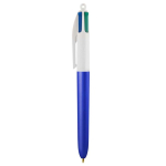 Günstiger 4-Farben-Kugelschreiber der Marke BIC als Messegeschenk