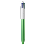 Günstiger 4-Farben-Kugelschreiber der Marke BIC als Messegeschenk