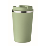 Doppelwandiger To-go-Thermobecher aus Edelstahl, 350 ml farbe mintgrün
