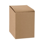 Doppelwandiges Borsilikatglas mit luftisoliertem Bambusdeckel, 350 ml farbe heller holzton