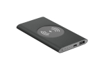 Kabelloser Power Charger aus Aluminium bedrucken, 4000 mAh farbe schwarz