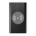 Kabelloser Power Charger aus Aluminium bedrucken, 4000 mAh farbe schwarz