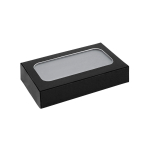Kabelloser Power Charger aus Aluminium bedrucken, 4000 mAh farbe silber Ansicht der Schachtel