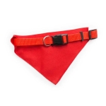 Halsband Typ Bandana für Hunde mit Logo bedrucken farbe rot dritte Ansicht