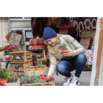 Mütze aus recycelten Materialien im klassischen Design farbe marineblau Lifestyle-Bild 4