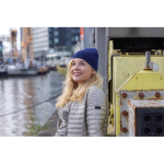 Mütze aus recycelten Materialien im klassischen Design farbe marineblau