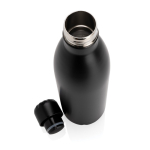 Große Flasche aus Stahl mit Thermofunktion, 750 ml farbe schwarz vierte Ansicht