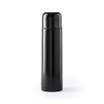 Thermoskanne aus Edelstahl mit Deckel als Becher, 500ml farbe schwarz erste Ansicht