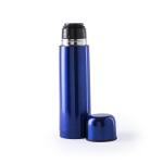 Thermoskanne aus Edelstahl mit Deckel als Becher, 500ml farbe blau zweite Ansicht