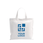 Farbige Non-Woven-Tasche mit kurzen Henkeln, 80 g/m² Ansicht mit Druckbereich