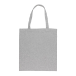 Nachhaltige Werbetasche aus recycelter Baumwolle, 145 g/m2 farbe grau