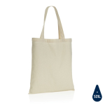 Nachhaltige Werbetasche aus recycelter Baumwolle, 145 g/m2 farbe beige zweite Ansicht