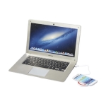 Zweifarbige kabellose Handy-Ladestation mit Ihrem Design farbe rot