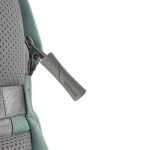 Diebstahlsicherer Laptop-Rucksack mit RFID-Tasche mit Logo, 15,6'' farbe mintgrün Ansicht 11