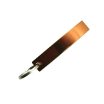 Aluminium-Flaschenöffner mit Schlüsselanhänger in glänzender Farbe farbe orange
