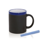 Mit Kreide beschreibbare Kaffeetasse als originelles Geschenk, 350ml farbe blau erste Ansicht