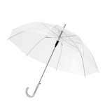 Transparenter automatischer Regenschirm als Werbeartikel, Ø 100 Ansicht mit Druckbereich
