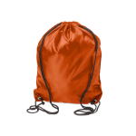 Sportbeutel für Kinder aus Polyester 210D mit Kordelzug farbe orange
