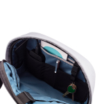 Diebstahlsicherer Rucksack aus RPET mit RFID-Schutz farbe grau Ansicht 16
