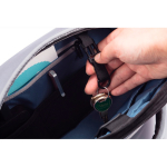 Diebstahlsicherer Rucksack aus RPET mit RFID-Schutz farbe grau Ansicht 17