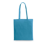 Farbige Baumwolltasche als Messegeschenk, 140 g/m² farbe hellblau