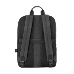 Recycelter Laptoprucksack mit gepolsterten Fächern, 15,6” farbe dunkelgrau dritte Ansicht