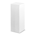 Personalisierte Aluminiumflaschen mit Bild 400ml farbe weiß Ansicht der Schachtel