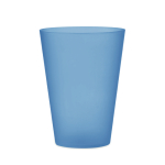 Transluzenter Kunststoffbecher für Events 300 ml farbe blau-transparent