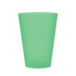 Transluzenter Kunststoffbecher für Events 300 ml farbe grün-transparent