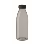 Plastikflasche aus RPET, BPA-frei und in vielen Farben, 500 ml farbe grau-transparent